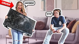 IGNORING My CRUSH For 24 HOURS To See How She REACTS PRANK FUNNY CHALLENGE🤫🙉Hayden Haas [upl. by Rinum]