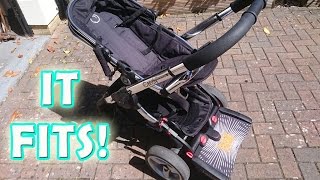 How to fit a Lascal BUGGYBOARD Mini Max onto an iCandy PEACH 2 Pushchair Stroller Pram [upl. by Cyb7]