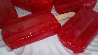 PALETAS HELADAS DE GROSELLALAS RECETAS DE LUPITA [upl. by Esorbma]