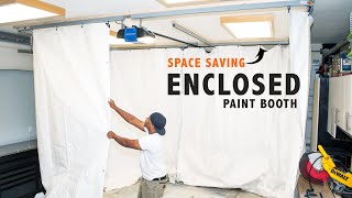 How to Make a PAINT BOOTH Easy Set up [upl. by Adnorat]