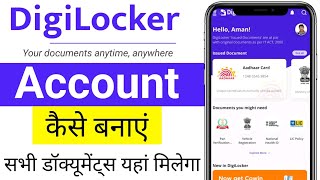 Digilocker account kaise banaye 2024  How to create digilocker account  digilocker [upl. by Ilecara]