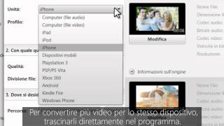 Conversione dei video in Nero Recode [upl. by Brear171]