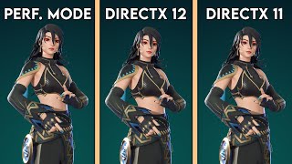 FORTNITE Chapter 4 Season 3  DirectX 12 vs DirectX 11 vs Performance Mode [upl. by Lachlan]