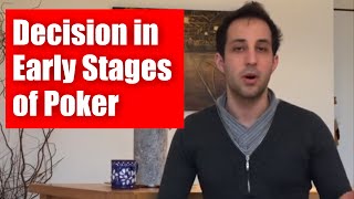 Tournament Poker Strategy Decision Making in Early Stages of Turbo Poker Tournaments [upl. by Tigges]