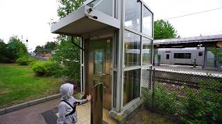 Sweden Stockholm Bålsta train station 2X Schindler elevator [upl. by Ayoj]