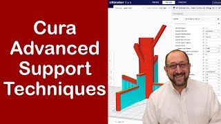 Cura 44 Support Settings Advanced Topics and 3d Printing [upl. by Belsky]