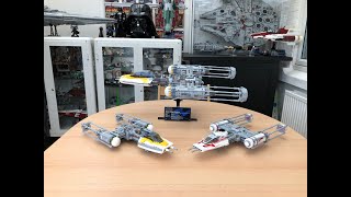 Lego Star Wars Y Wing Starfighter comparisons and Review [upl. by Eceer]