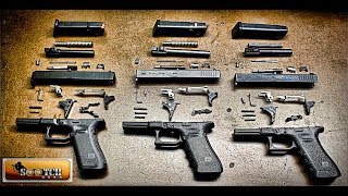 Glock 19 Gen 5 vs Gen 4 vs Gen 3 [upl. by Radec]