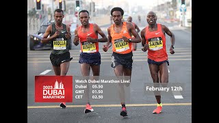 LIVE  2023 Dubai Marathon [upl. by Laura]