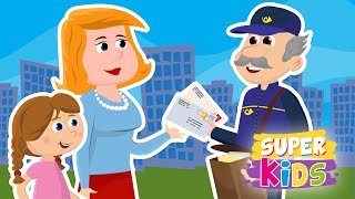 SUPER KIDS  Mr Postman  Kids Songs And Nursery Rhymes [upl. by Shuler]