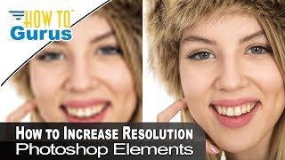 How You Can Depixelate a Photo to Increase Resolution in Photoshop Elements Tutorial [upl. by Sherlock]