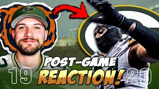 Reaction to Packers WILD Win vs The Bears [upl. by Wenda170]