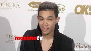 Roshon Fegan  OK PreGrammy Party 2015  Red Carpet [upl. by Onitnelav934]