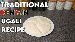 How to cook Ugali  Kenyan Recipe for cornbread [upl. by Nosliw]