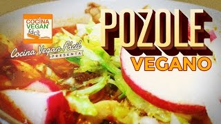 Pozole rojo vegano  Cocina Vegan Fácil Reeditado [upl. by Eerised]