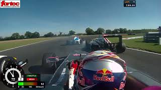 MSA Formula F4 9815 Snetterton Race 2 Dan Ticktum onboard by Shuntmonkey [upl. by Ekard]