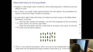 Introduction to Solid State Physics Lecture 17 Mean Field Theories of Magnetism [upl. by Netsrek492]