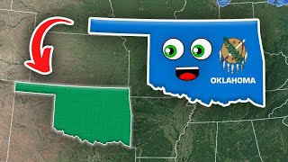 Oklahoma  Counties and Geography  50 States of America [upl. by Koeninger]