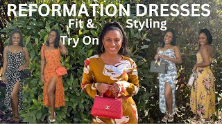 REFORMATION DRESS TRY ON  Fits amp Sizes  Which One Should You Choose Are They Worth It [upl. by Nugesulo]