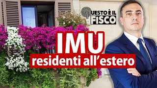 IMU per i residenti all’estero  Dott Paolo Florio [upl. by Ettelrac]