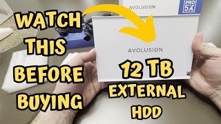 Unboxing Avolusion PRO5X Series 12TB USB 30 External Hard Drive for WindowsOS Desktop PCLaptop [upl. by Adnalro]