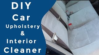 DIY Car Upholstery Cleaner Make Your Interior Look Brand New [upl. by Sudnak]