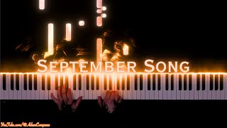 Agnes Obel  September Song Felt Piano Cover [upl. by Iphigenia]