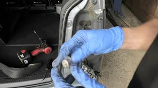 VW Touran 2008 rear cluster bulbs removal replacement [upl. by Engapmahc]