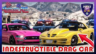 GTA 5 Roleplay  RedlineRP  INDESTRUCTIBLE DRAG CAR HUNTS COPS  319 [upl. by Brocklin]