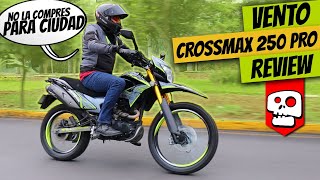 Vento Crossmax 250 Pro en ciudad  Reseña con el propietario  Alets Go [upl. by Esmerolda]