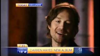 Darren Hayes on Today Show [upl. by Ahsilyt]