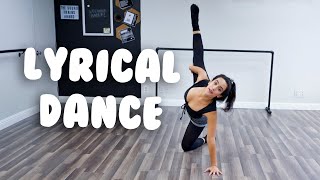 Beginner Lyrical Dance with trainwithkendall [upl. by Letsirhc973]