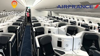 Air France A350 NEW BUSINESS CLASS Trip Report [upl. by Llerdnam]