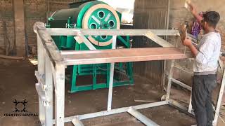 DIY Farming Making a Wheat Harvesting Machine  Manufacturing Process of Thresher Machine [upl. by Aneliram]