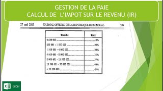 COMMENT CALCULER LIMPOT SUR LE REVENU AVEC LE NOUVEAU BAREME [upl. by Hooper864]