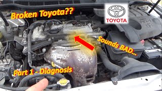 Toyota Engines Can BREAK Camry STALL RATTLE P0015P0017  Diagnosis [upl. by Notnef]