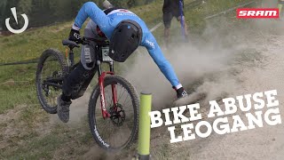 MTB World Cup Downhill Slow Motion  Leogang [upl. by Adnilra]