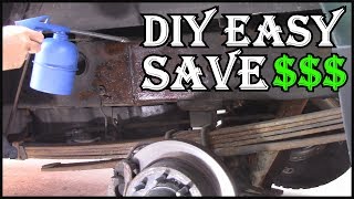 HOW TO APPLY UNDERCOATING YOURSELF  RUST PREVENTION [upl. by Bunny]