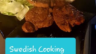 Swedish Quick Cooking Recipe Meat Fillet with sauce and Baked potato [upl. by Wilhelm]