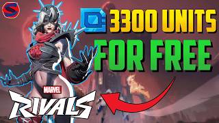 How To Get 3300 Units in Marvel Rivals FOR FREE Season 1 [upl. by Anahs]