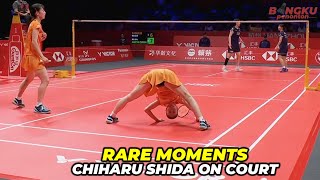 RARE MOMENTS OF CHIHARU SHIDA  Badminton epic Moments [upl. by Jimmie]