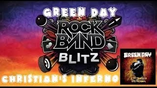 Green Day  Christians Inferno  Rock Band Blitz Playthrough 5 Gold Stars [upl. by Aicilat195]