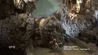 Vogelsanggrotte  Grotten  Wasserspiele  Schloss Hellbrunn  Salzburg [upl. by Eizzik]