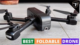 Snaptain SP510 Foldable GPS FPV Foldable Drone with Motorised Camera  In Depth Unboxing and Review [upl. by Ameh]