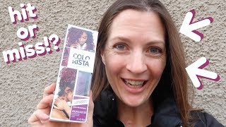 Dyeing My Virgin Brown Hair Burgundy With Loreal Colorista [upl. by Hubie]