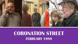 Coronation Street  February 1989 [upl. by Kincaid832]