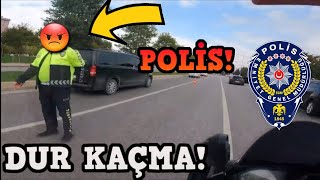 Yarış Motoruyla Polisten Kaçış  MOTORCU TARTIŞMALARI [upl. by Atalie818]