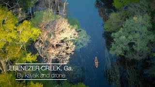 Ebenezer Creek by kayak and drone [upl. by Guss]