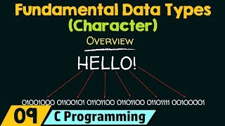 Fundamental Data Types − Character [upl. by Gnouc746]