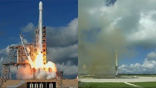 Falcon 9 launches X37B OTV5 amp Falcon 9 first stage landing 7 September 2017 [upl. by Nwahsiek]